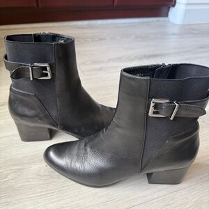 VANELI Catina Black Nappa Ankle Boots - HARD TO FIND 9 1/2 NARROW